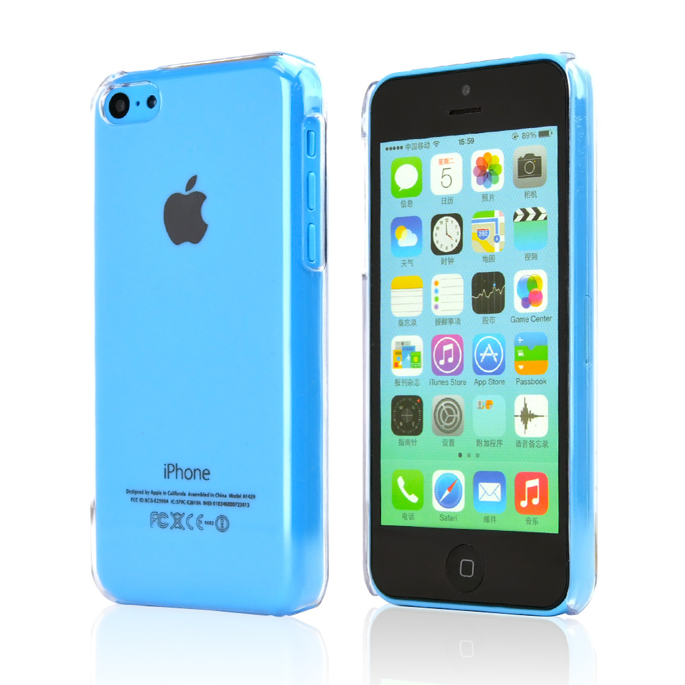 Clear Hard Back Cover Case for Apple iPhone 5C - XXIP5C